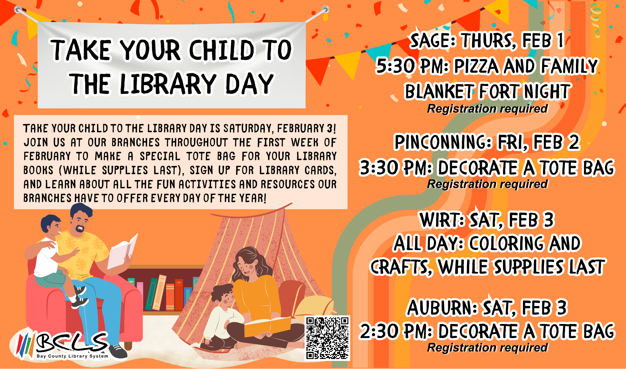 Take Your Child to the Library Day Pinconning Bay County Library System